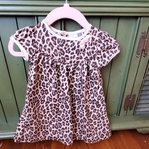 Leopard  print cotton dress